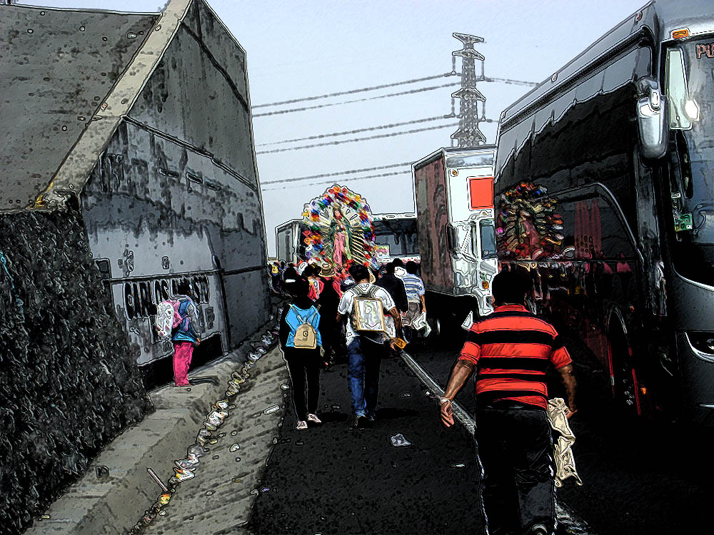 Zwischen Mauer und Bussen - 
jakob.beckeling@yahoo.com