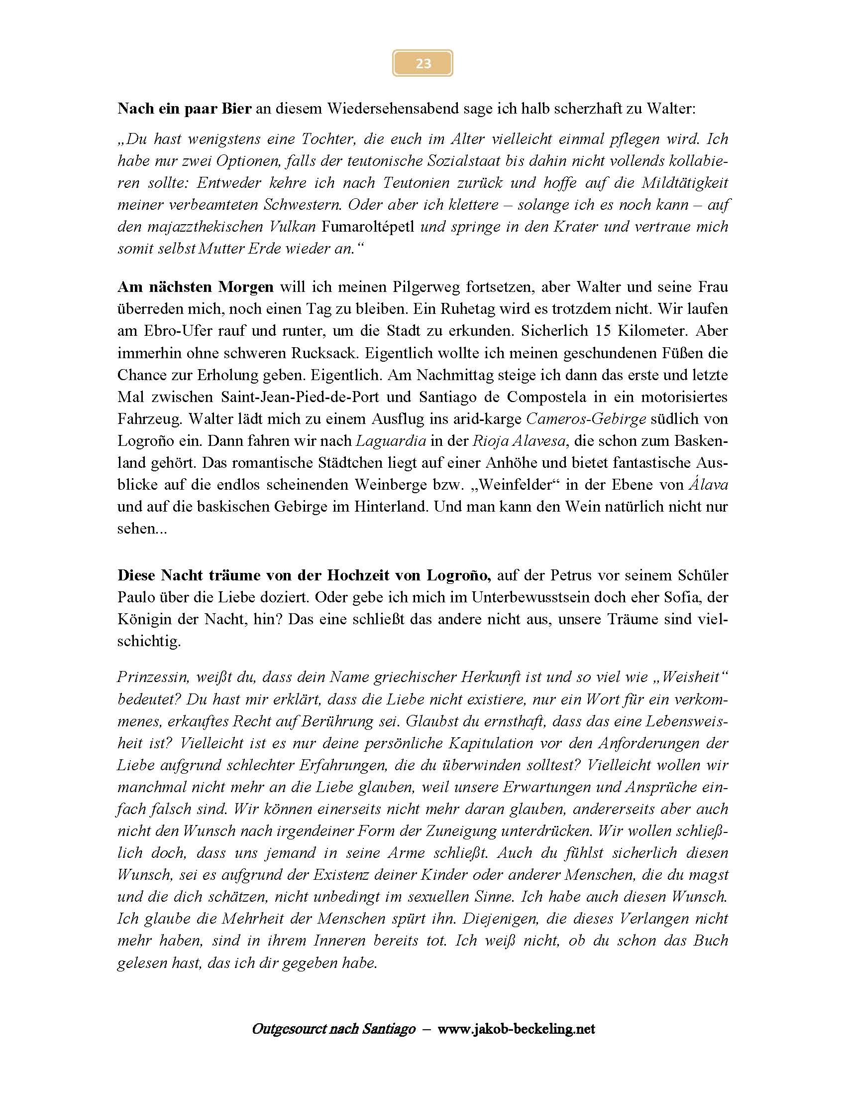 Die Hochzeit von Logro&ntilde;o - Ruhetag.
--
www.jakob-beckeling.net