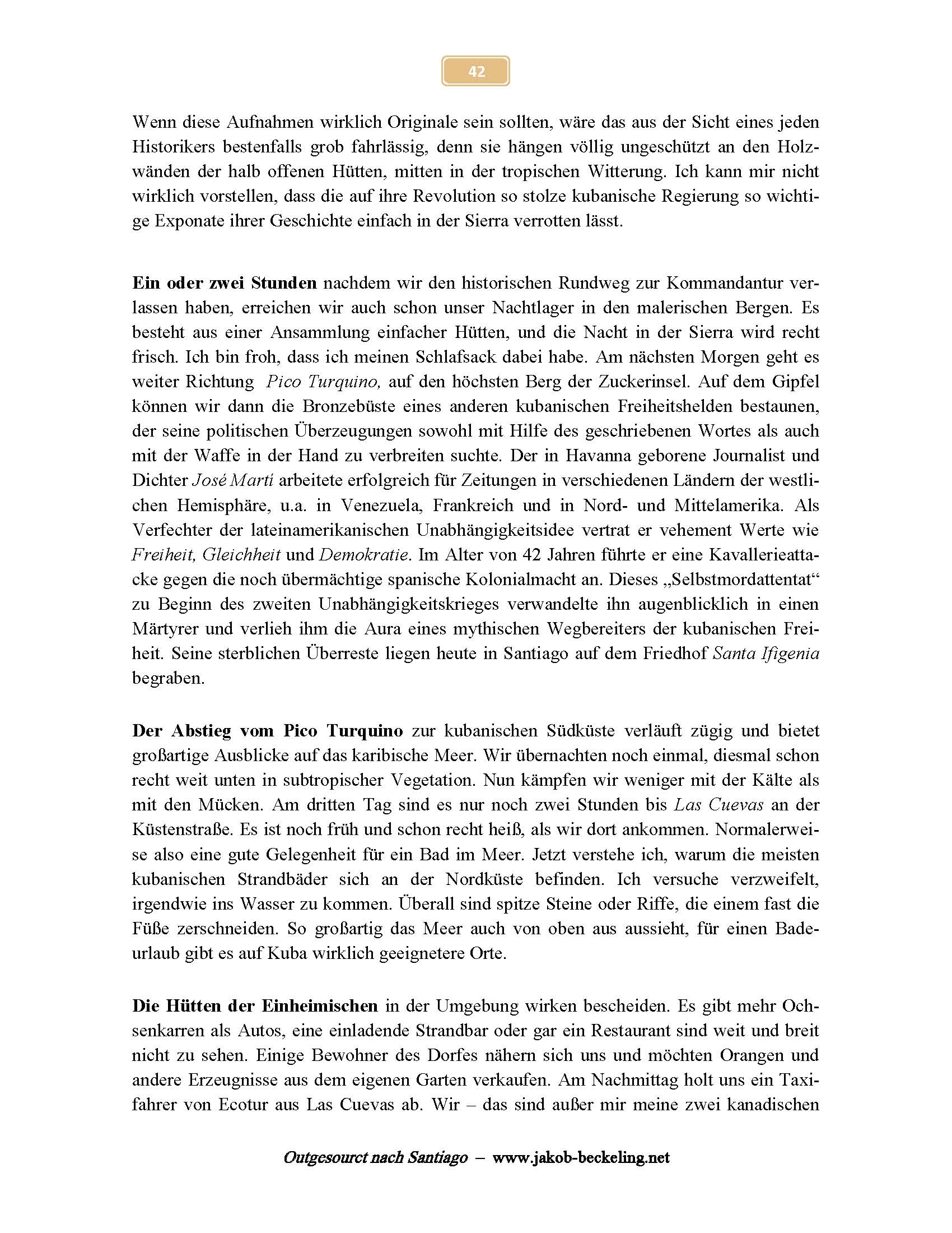 Jos&eacute; Mart&iacute; und der kubanische Unabh&auml;ngigkeitskrieg -- 
www.jakob-beckeling.net