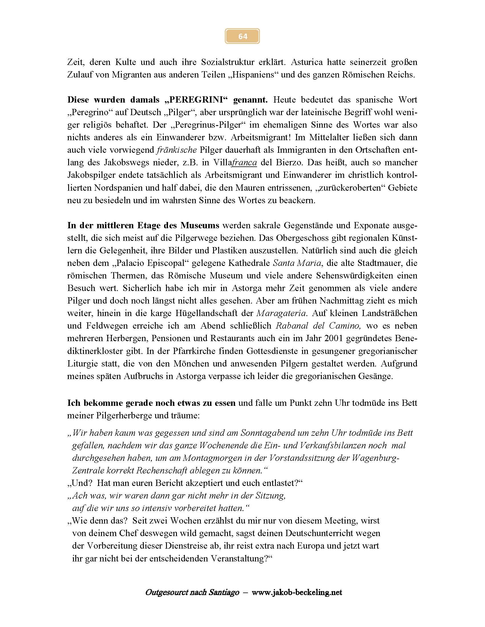 Pilger, Migranten, Einwanderer? --
www.jakob-beckeling.net