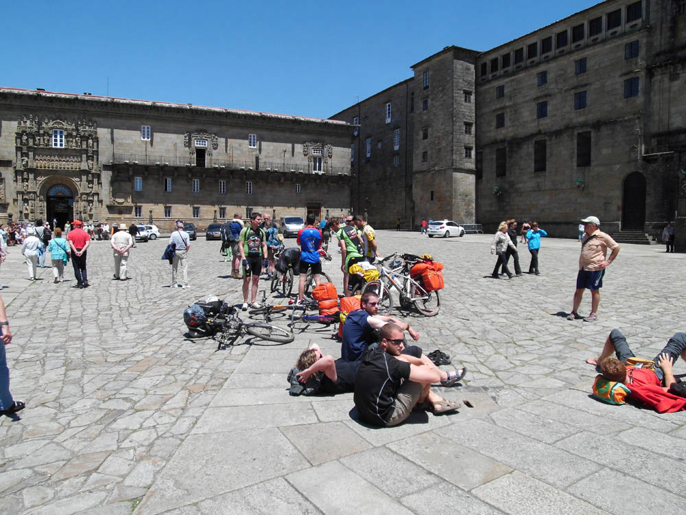 Radpilger in Santiago de Compostela - 
jakob.beckeling@yahoo.com