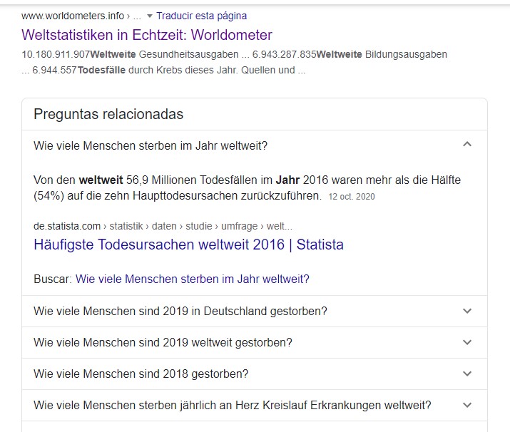 Todesf&auml;lle weltweit 2016